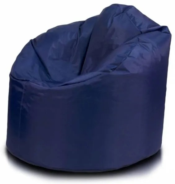 INTERMEDIC SK - Sedací vak Star 85x90 cm | ergonomický dizajn s podrúčkami, 300 l Farba: NC08 - Modrá tmavá (Polyester)