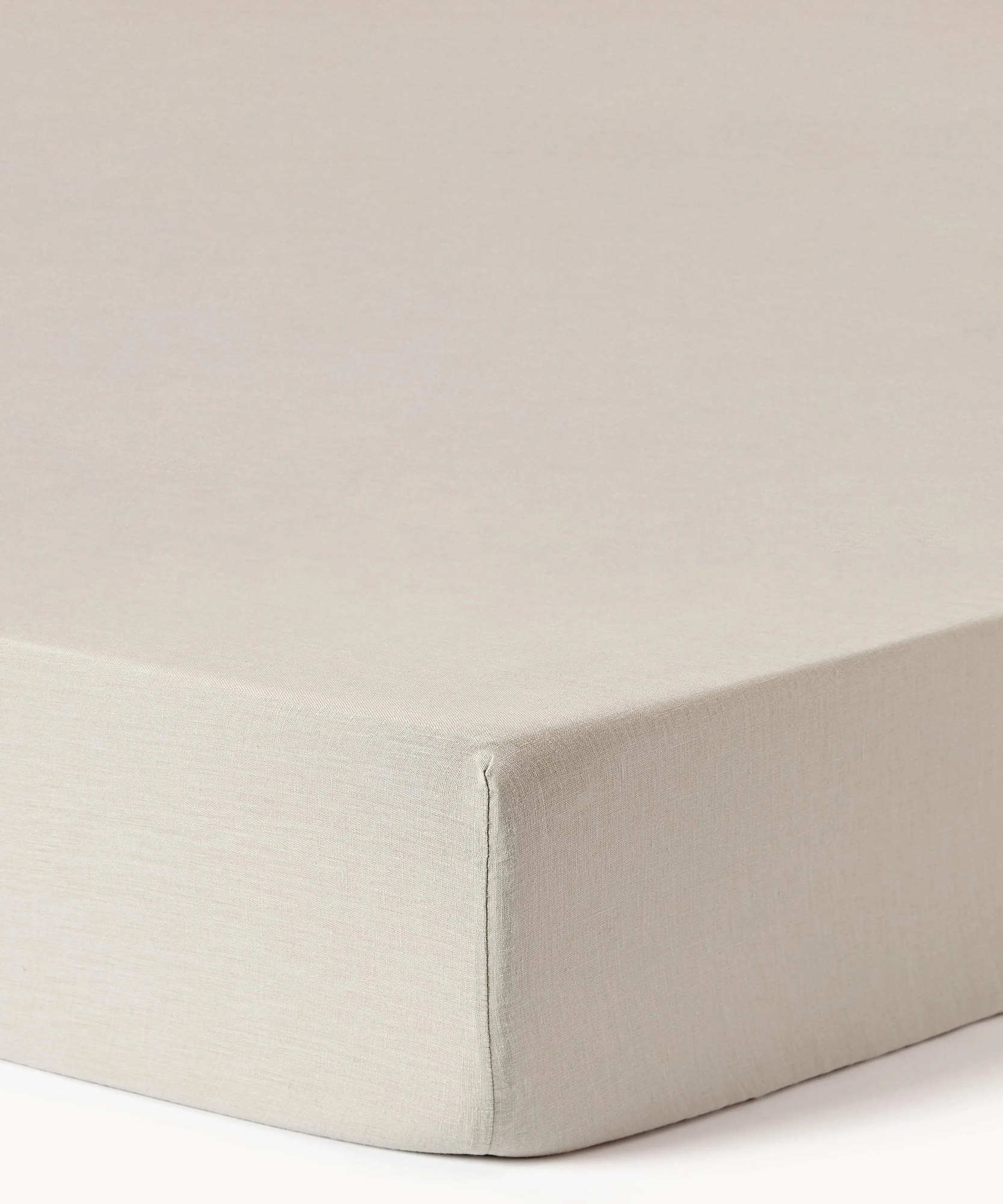 Elastická plachta na topper matrac z vypraného ľanu Airy