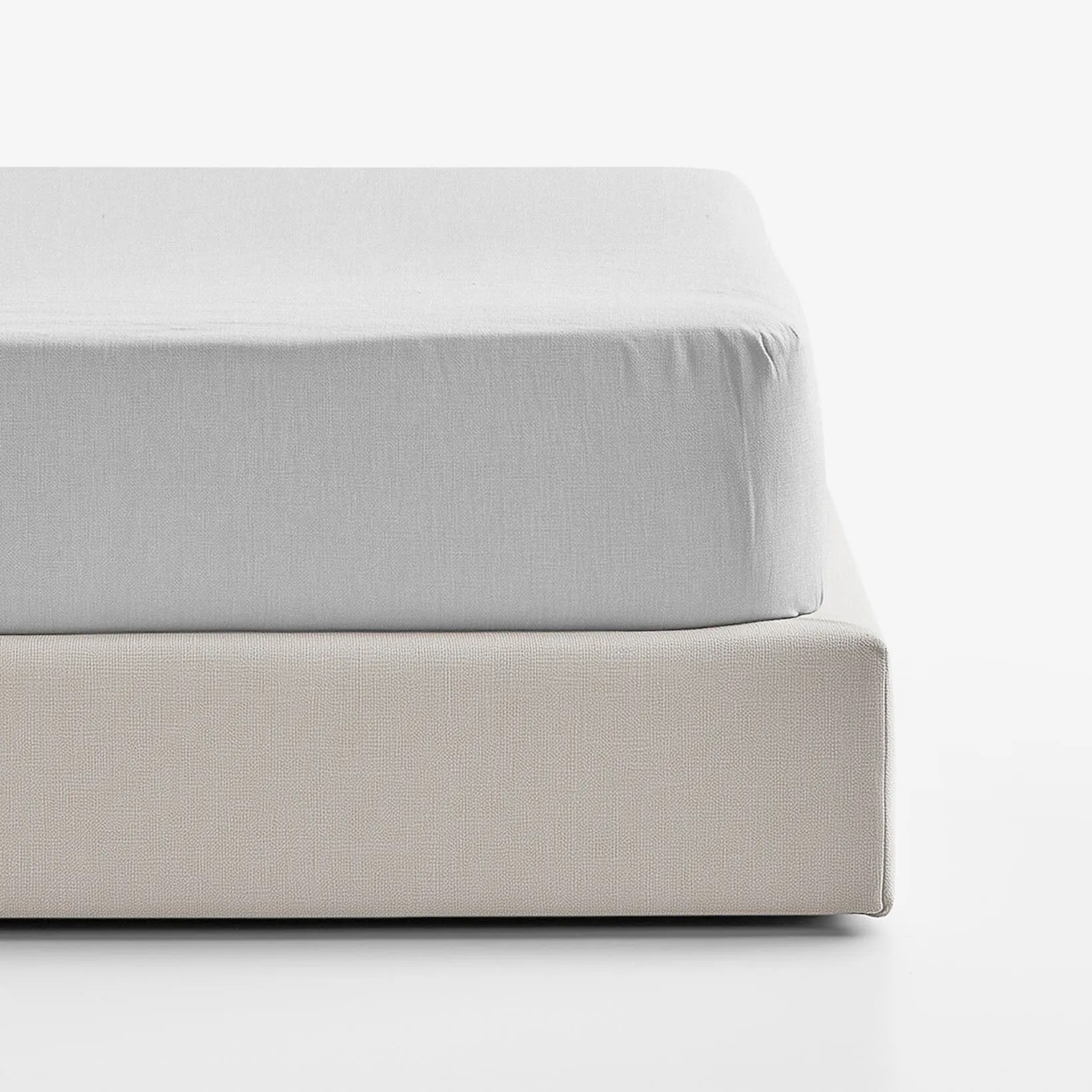 Goldea napínacia plachta z ľanovej zmesi - sivá 140 x 200 cm