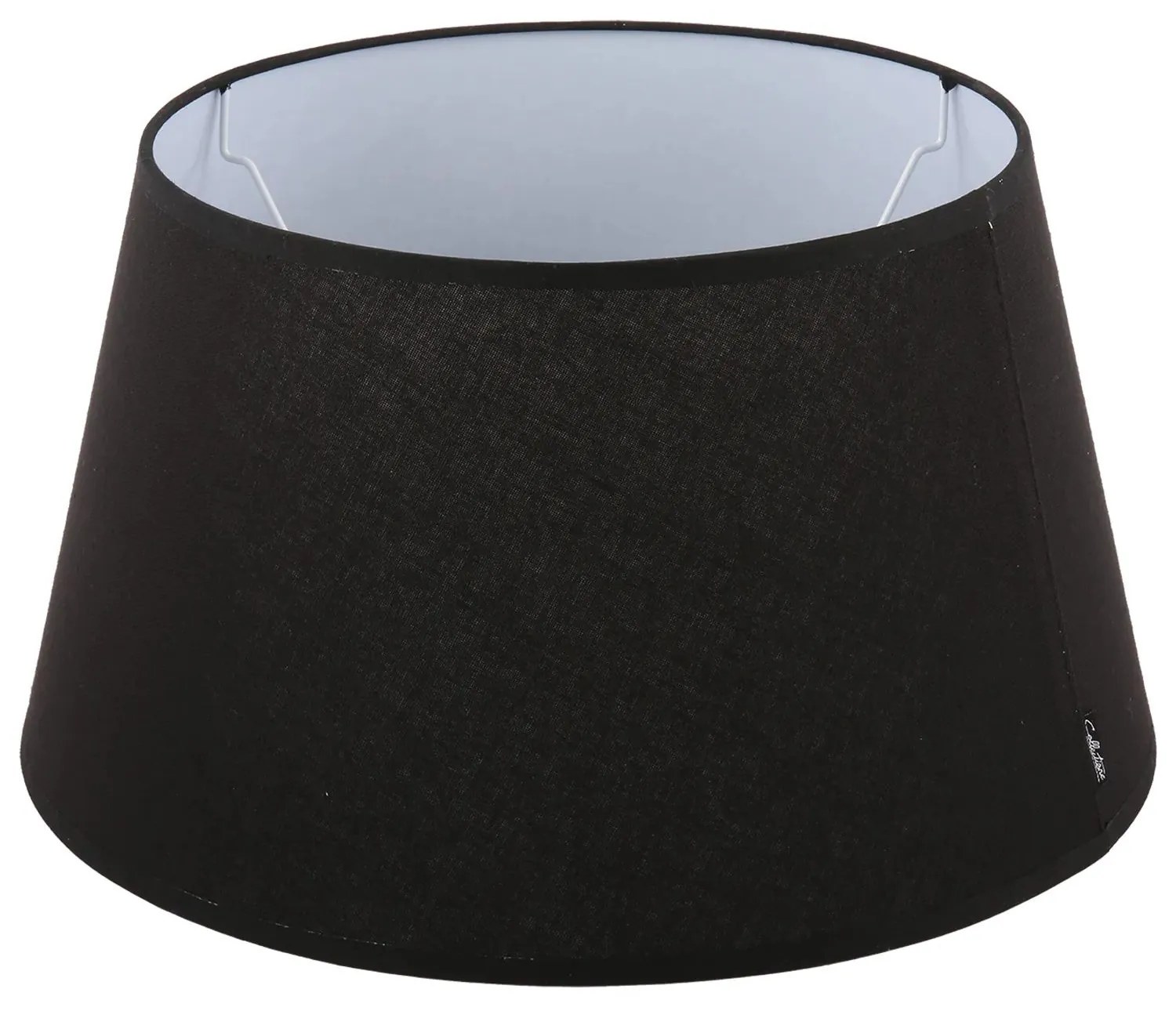 Čierne tienidlo na lampu Eleganza black - Ø25*14cm / E27 Čierne tienidlo na lampu Eleganza black - Ø25*14cm / E27