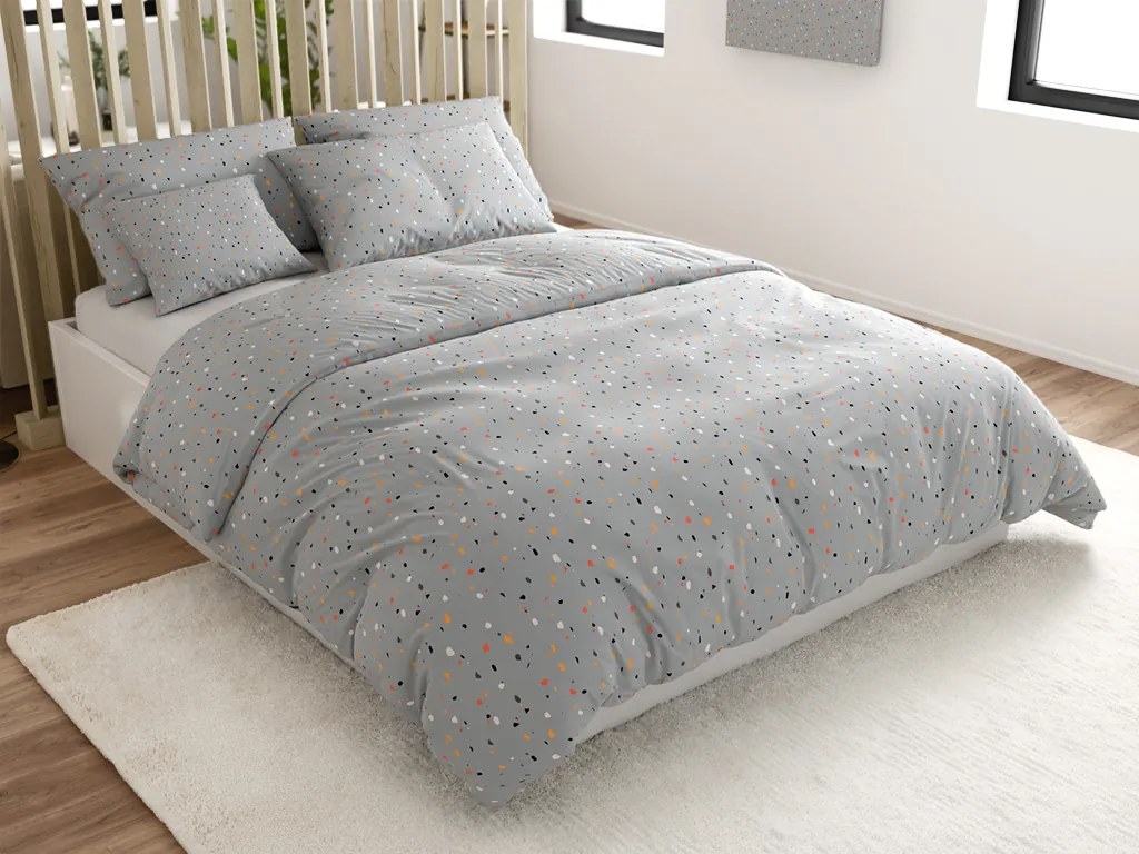 Bavlnené obliečky PINTURA sivé Rozmer obliečok: 70 x 90 cm | 140 x 200 cm