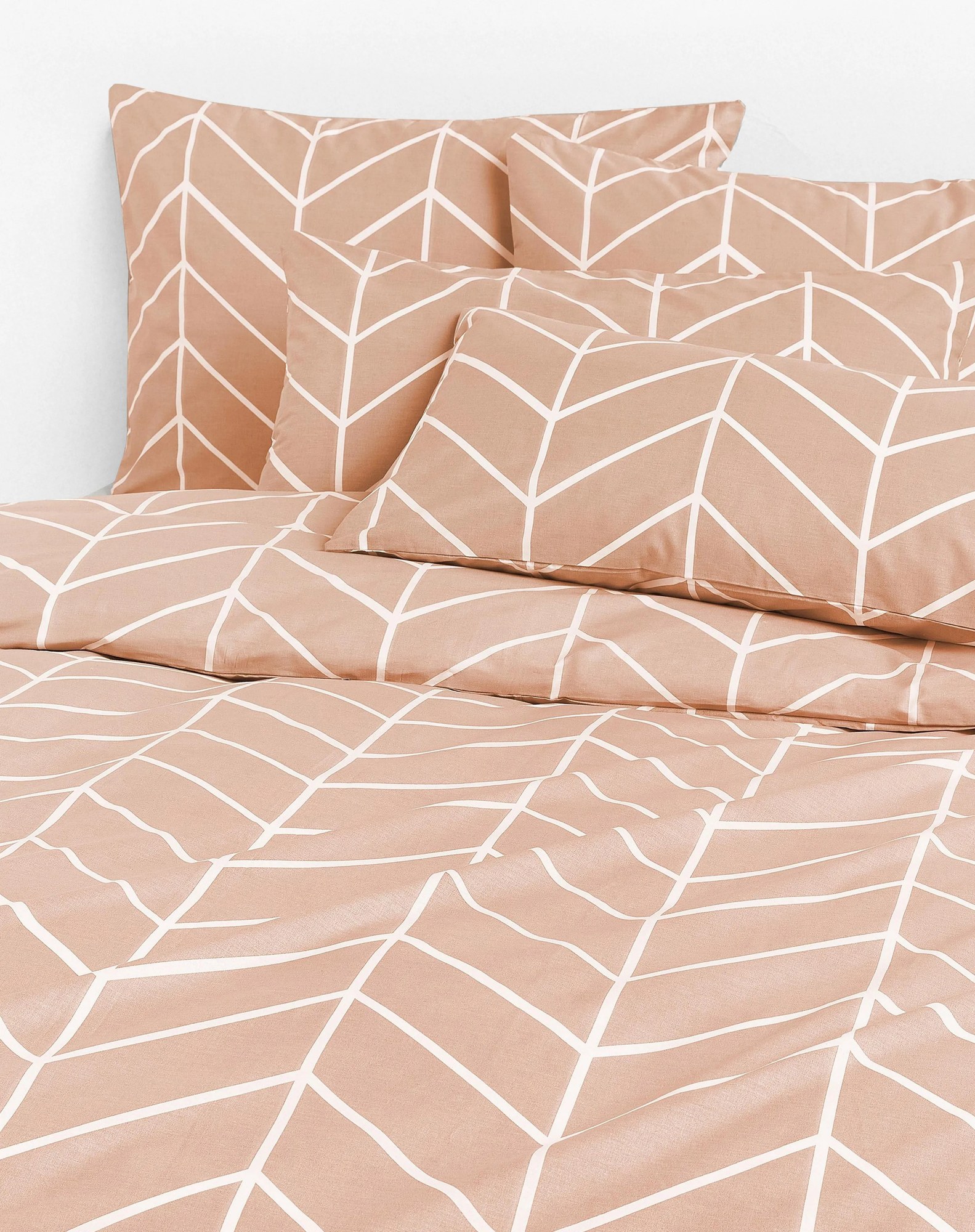 Vzorovaná bavlnená obliečka na paplón Mirja