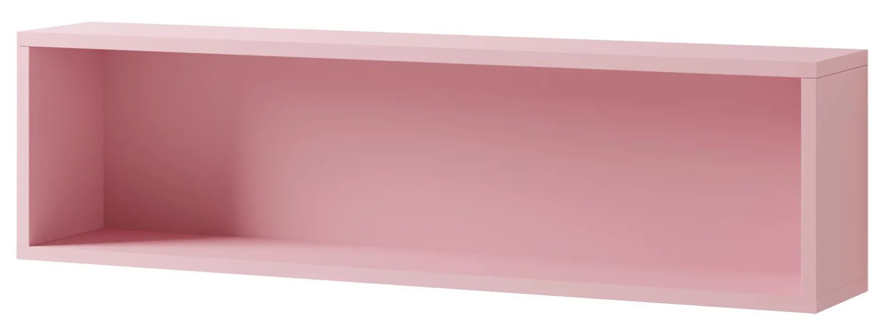 Závesná polica Cortez C 12 (ružová). Akcia -19%. Vlastná spoľahlivá doprava až k Vám domov. 1123725