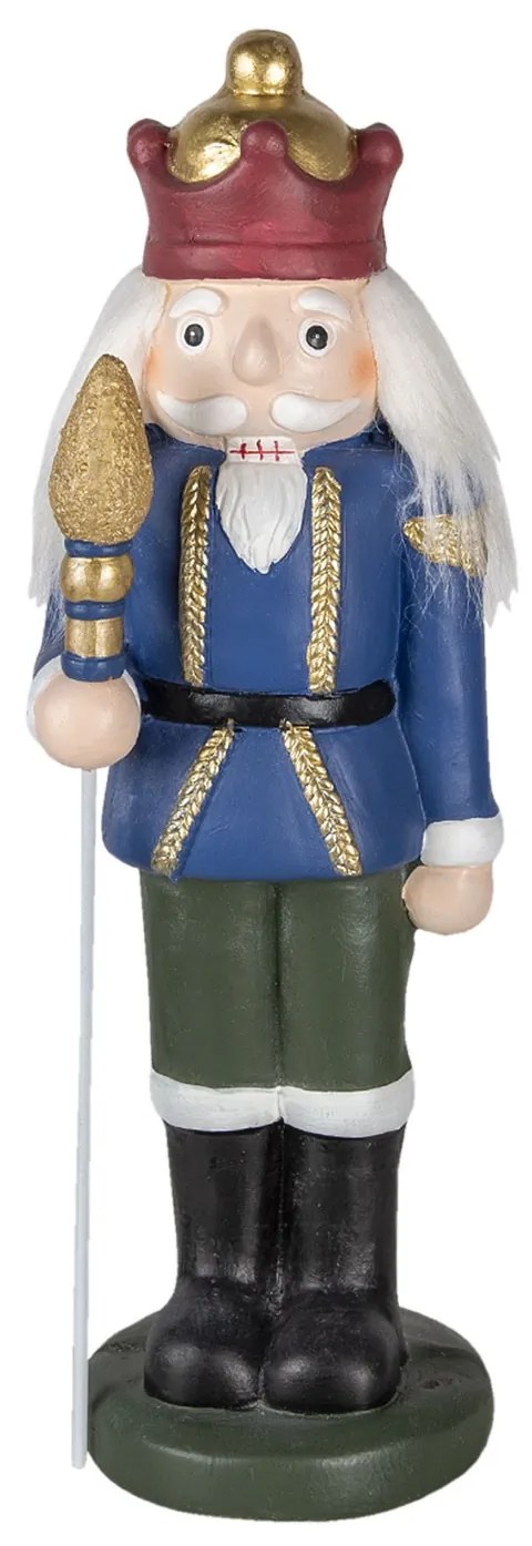 Vianočné dekorácie soška Luskáčik s palicou - 17*17*60 cm