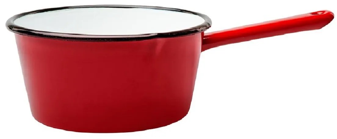 EMALIA Kastrólik smaltovaný 16cm 1,23l červený