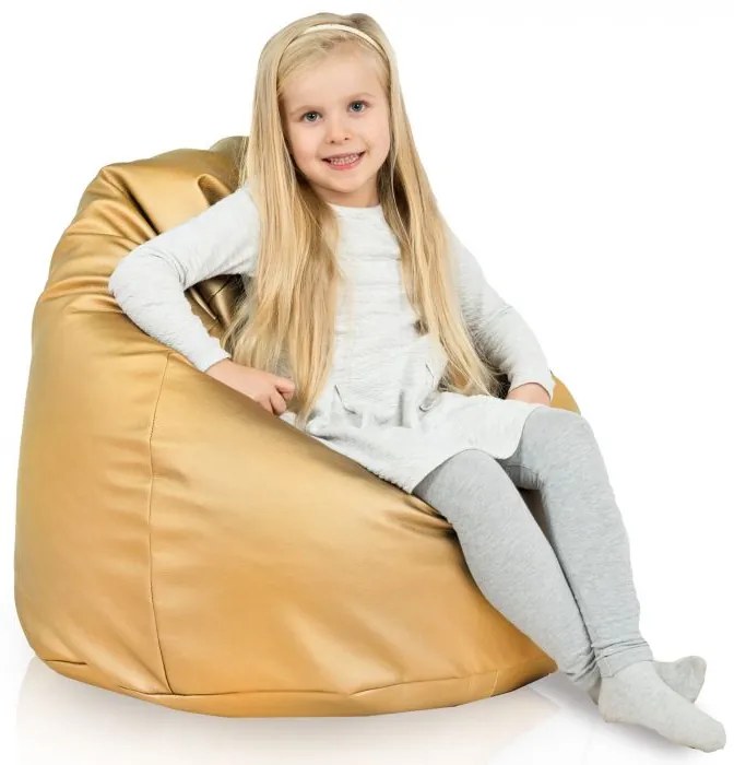 Sedací vak BAG Sako L Ekokoža Farba: 23.Gold