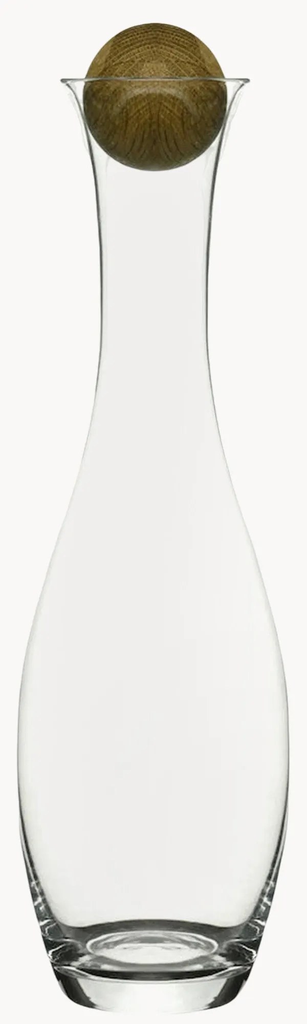 Ručne fúkaná karafa's drevenou zátkou Eden, 1 l