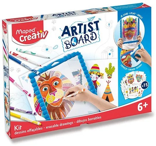Súprava MAPED Creativ Artist Board - Transparentná tabuľa na kreslenie