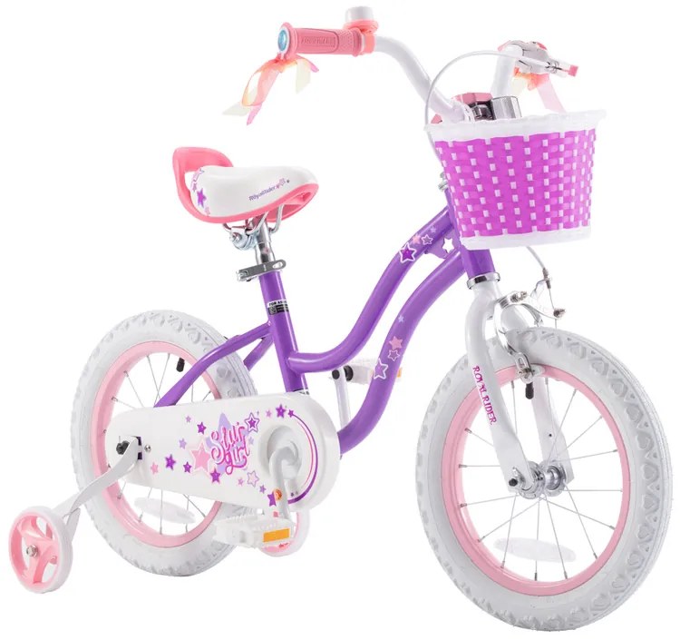 Detský bicykel STAR GIRL 16 RoyalBaby RB16G-1 - fialový