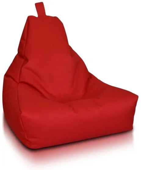 Kreslo Keiko M Polyester – moderné a pohodlné kreslo na čítanie, relax aj hranie Farba: NC12 - červený