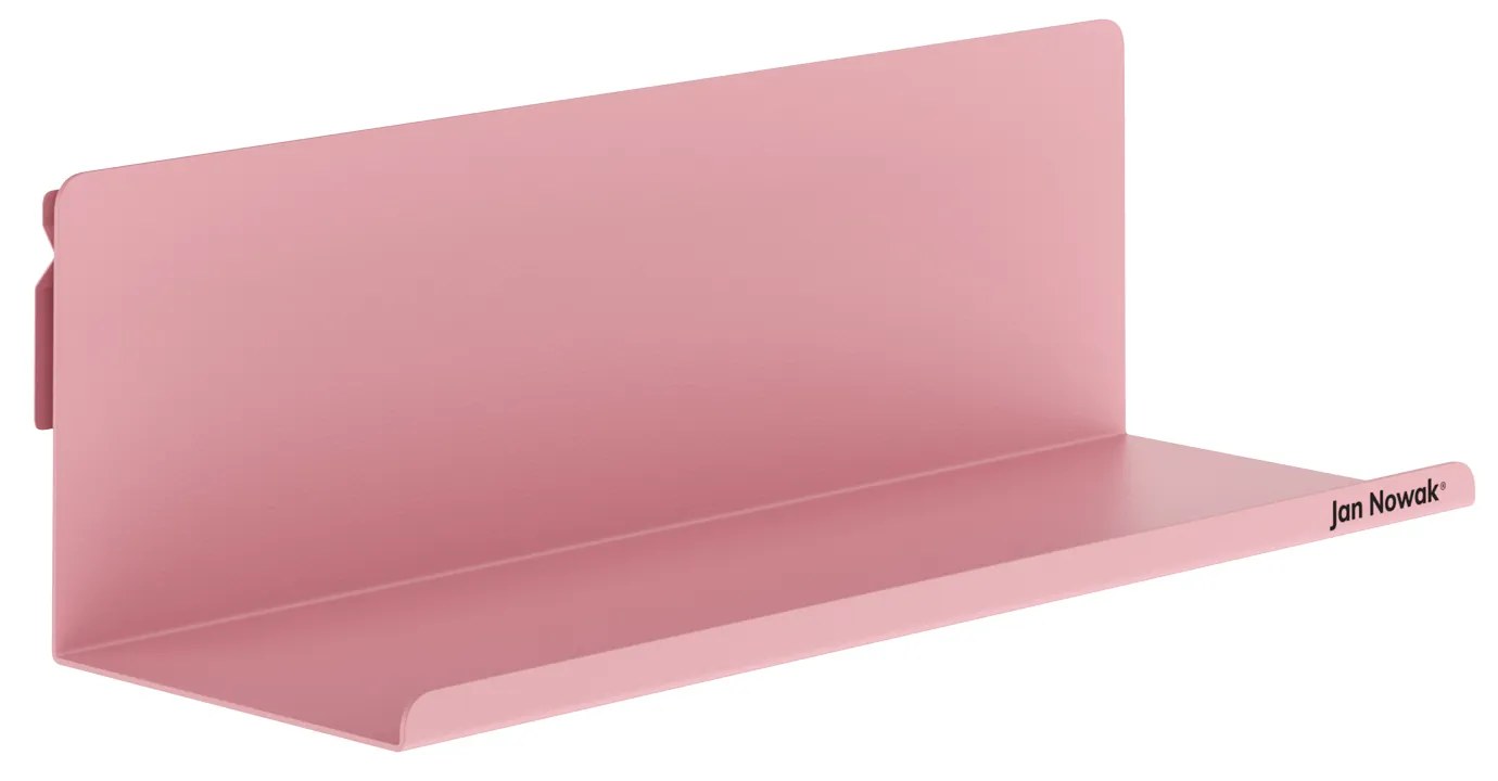 Poličky na stenu JOANNE 400 mm, Fresh Style: púdrovo ružová