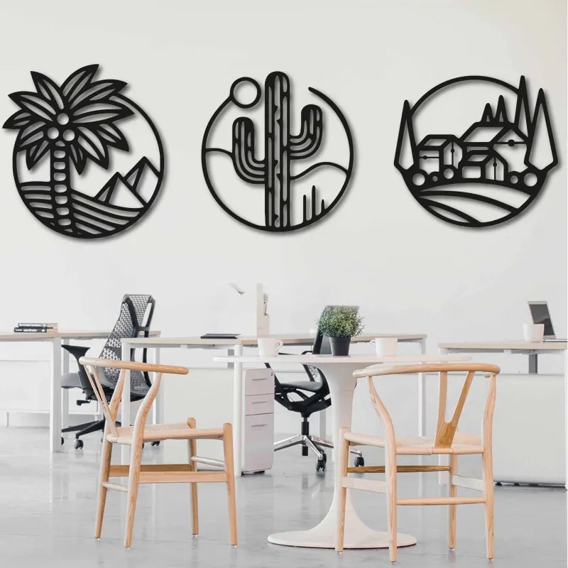 Originálny trojdielny obraz na stenu sahara | SENTOP PR0431-A-B-C