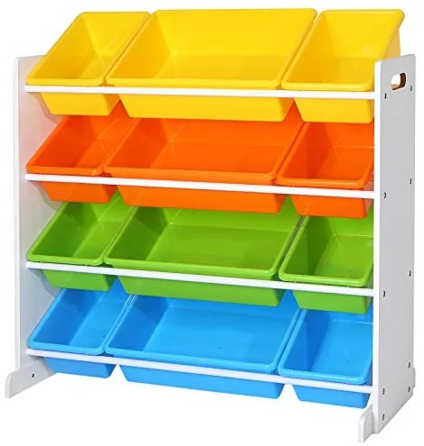 Regál na hračky SONGMICS GKR04W