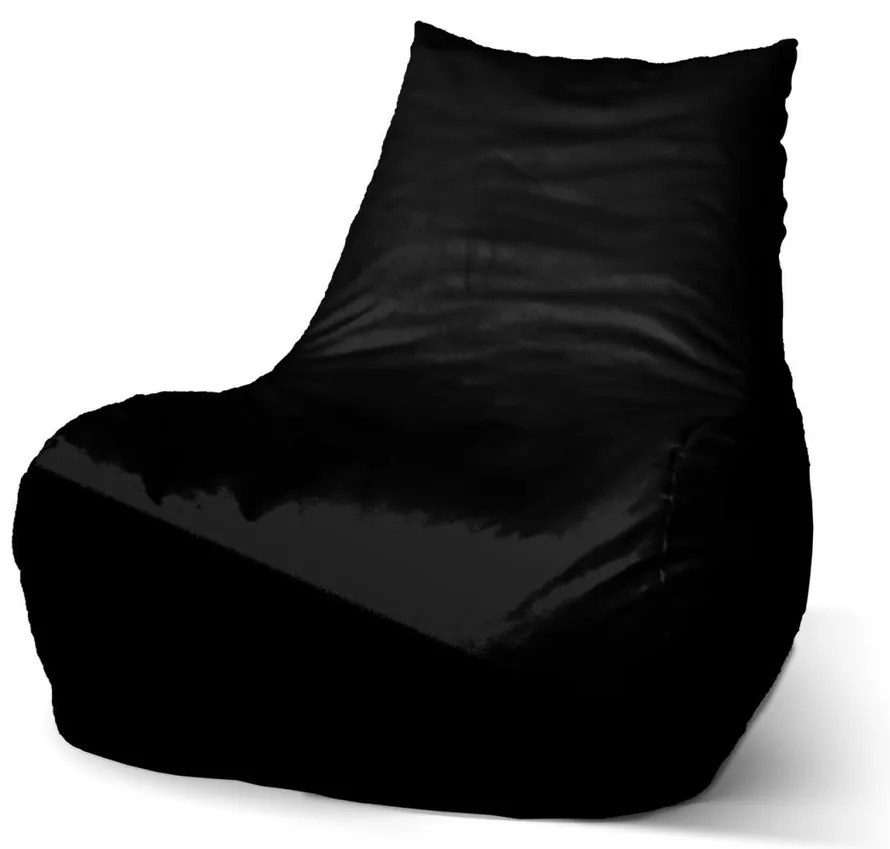 Sedací vak Bean čierna, čierna