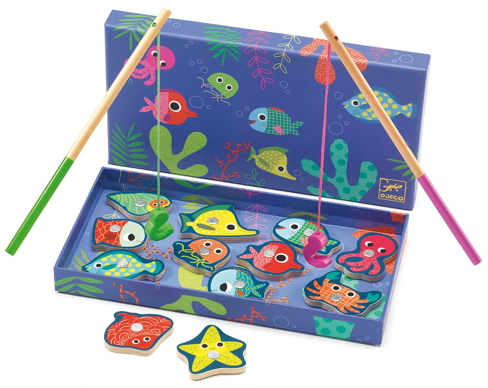 Magnetický rybolov - farebné more