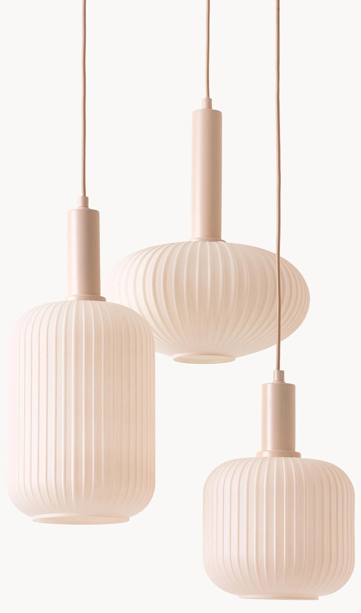 Závesné svietidlo z opálového skla Candela 2