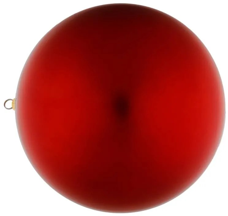 DECOLED Plastová guľa, priemer 40 cm, červená, lesklá, UV