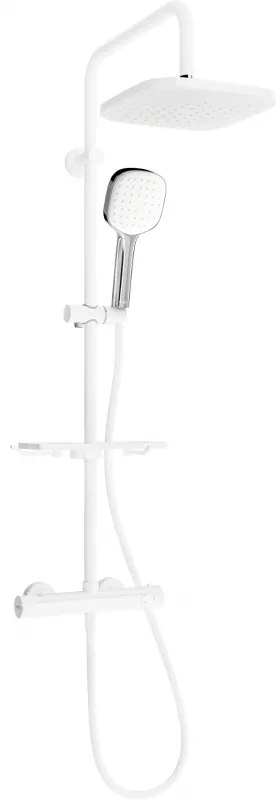 Mexen KT33 sprchový set s termostatickou batériou Kai, biela-chrómová, 771503393-21