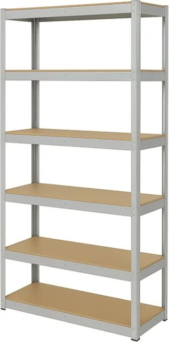 Regál 240x90x60 cm pozinkovaný 6-policový, nosnosť 1050 kg