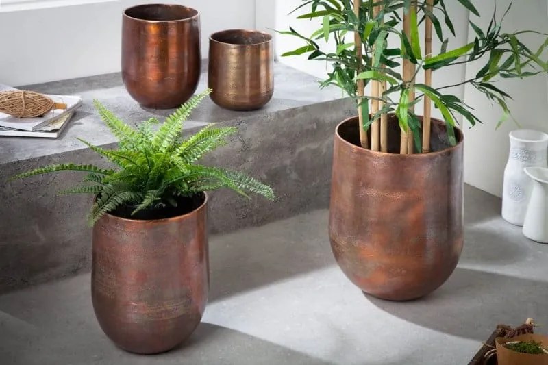 Kvetinová sada 2 veľkých žiarových medených