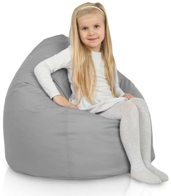 Sedací vak BAG Sako L Nylon Vodeodolný Farba: 17.Sv.Sivý