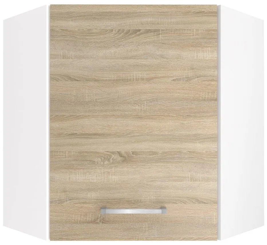 Kuchynská skrinka Belini horná rohová 60 cm dub sonoma TOR SGN60/1/WT/DS/0/P