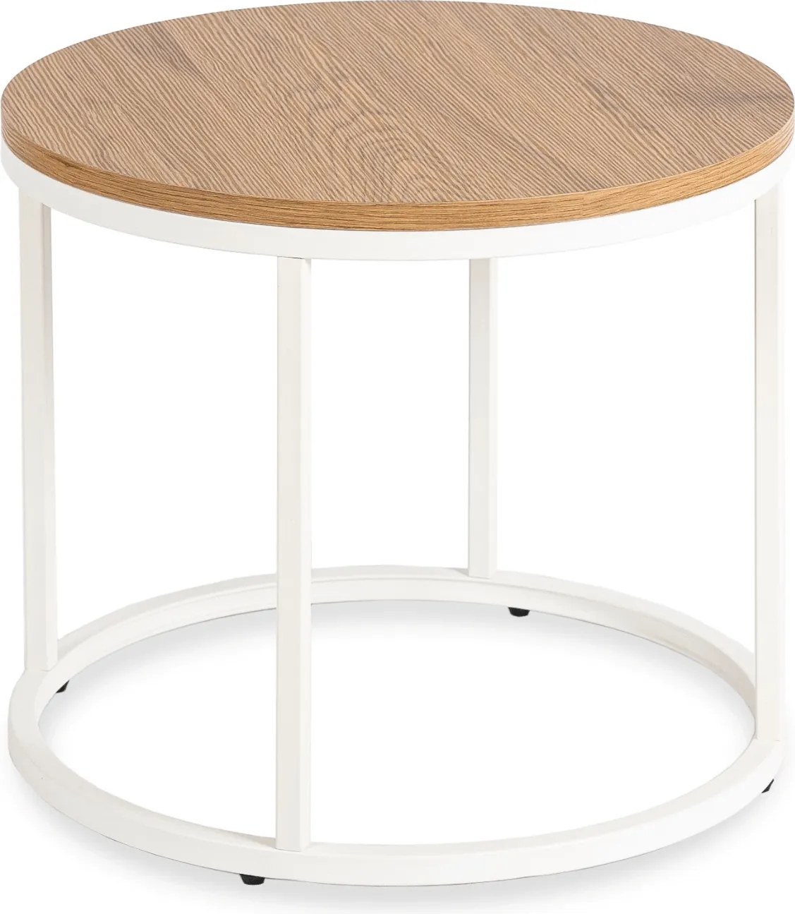 PROXIMA.store - Dizajnový konferenčný stolík CONNY FARBA: dub, FARBA NÔH: biela