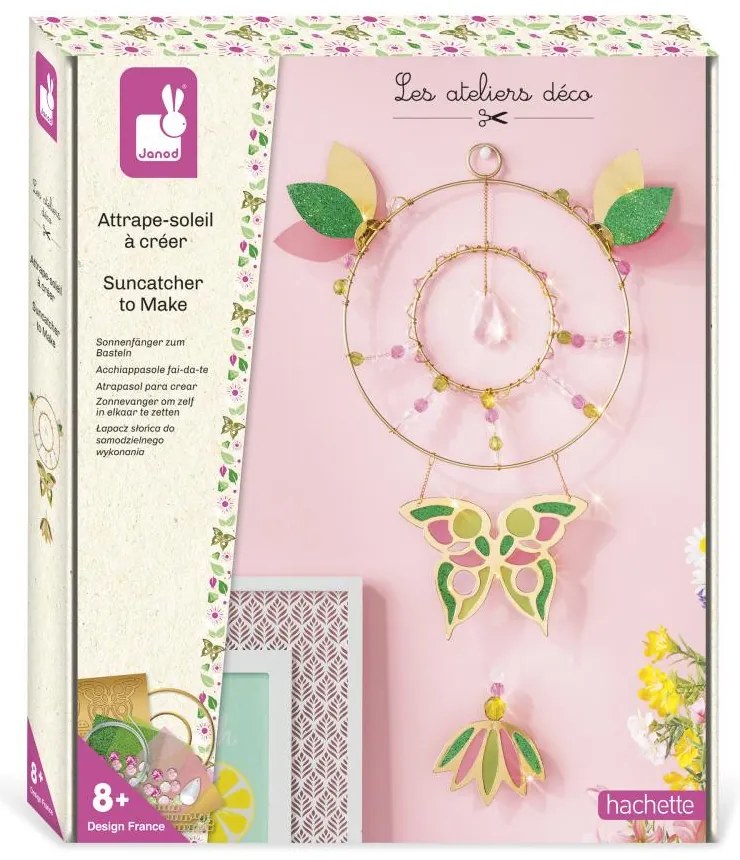 Detský ateliér - Lapač slnka - trblietavý motýľ