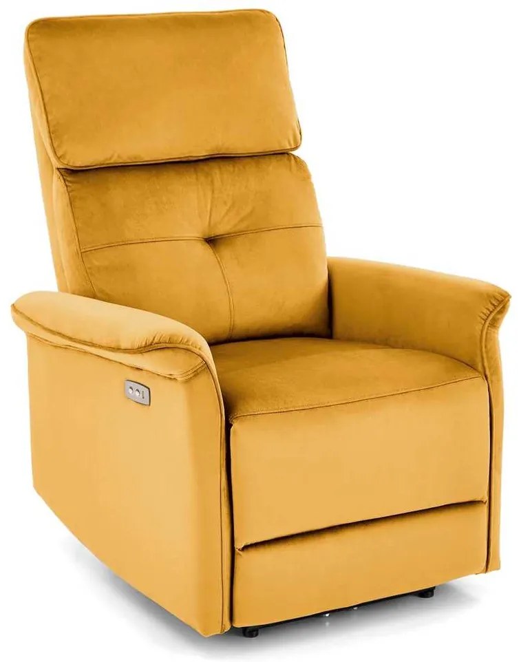 Polohovacie kreslo Semir, žltá