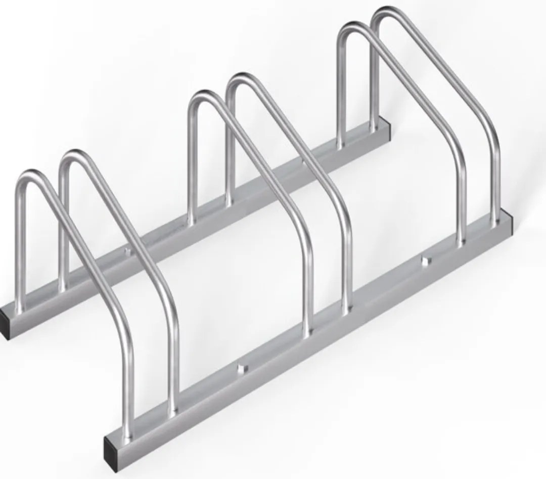 Stojan na 3 bicykle BIKE, 84x32x27cm, strieborná Jurhan