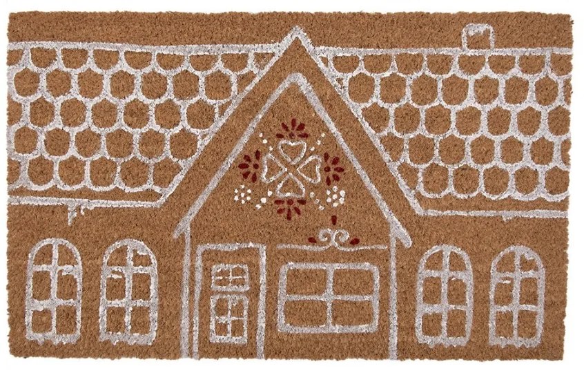 Kokosová rohožka s domčekom - 75*45*1 cm