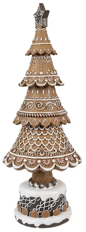 Dekorácia vianočný perníkový stromček Gingerbread Tree - Ø 16*42 cm