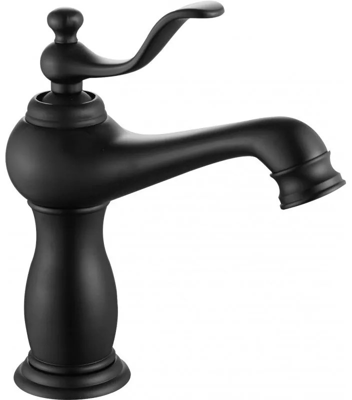 Mexen Vela, umývadlová batéria, čierna matná, 744500-70