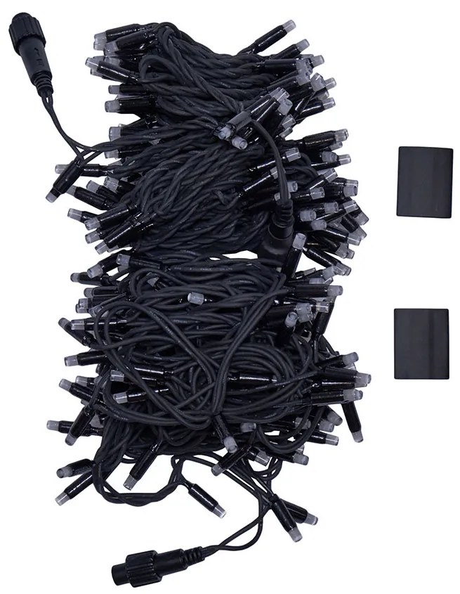 DECOLED Svetelný reťazec RGB 20 m, 200 diód