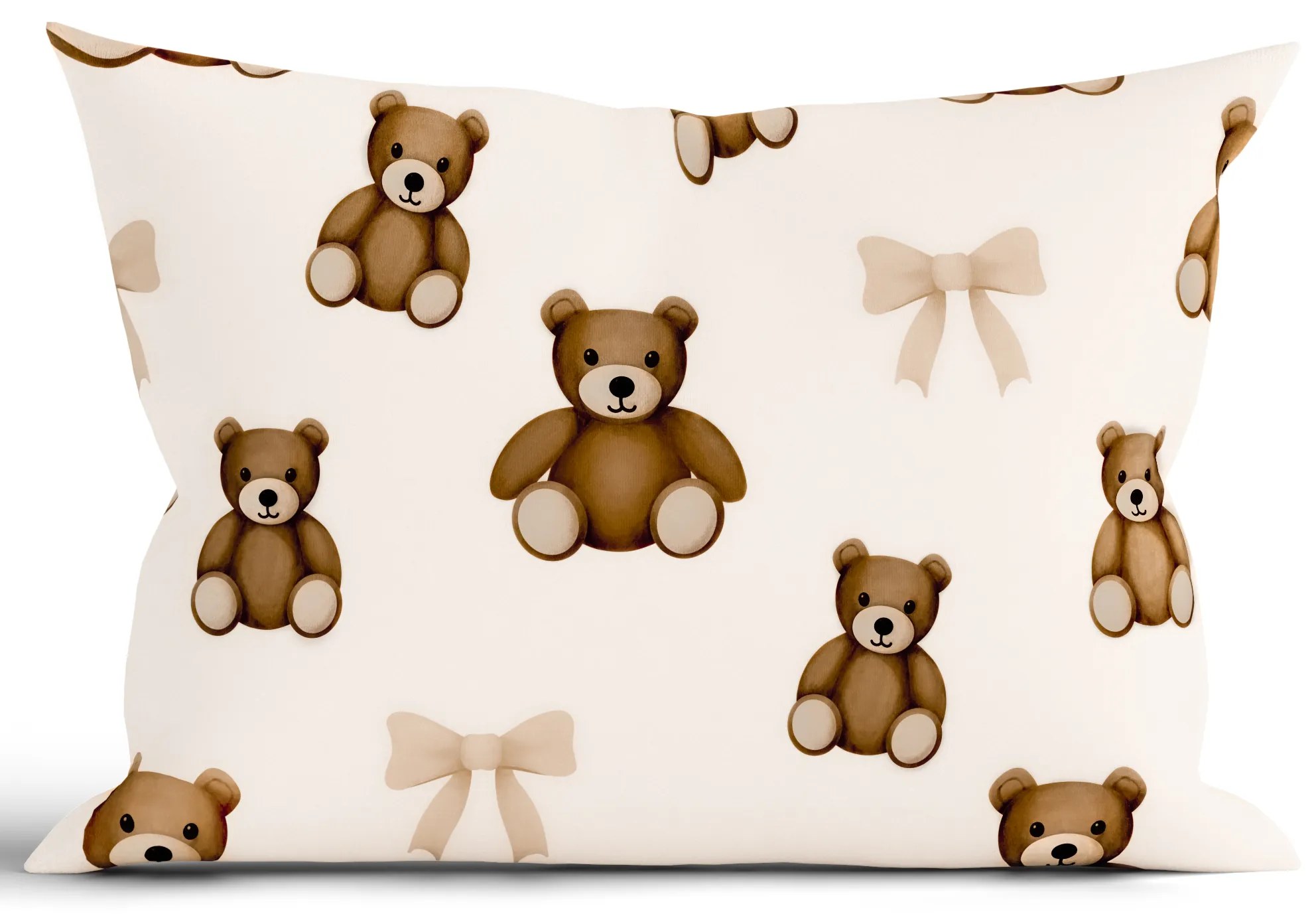 Bavlnená obliečka na vankúš Renforcé 40 x 60 cm – Plyšové medvedíky