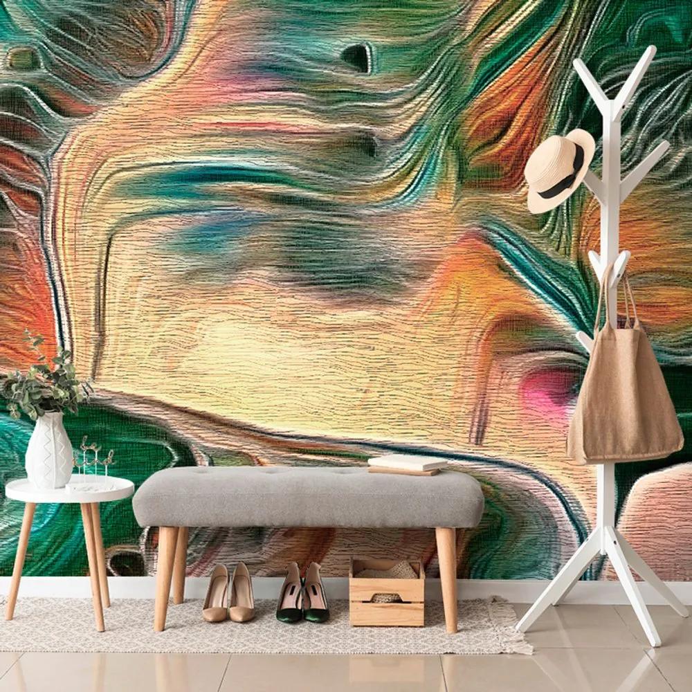 Samolepiaca tapeta psychadelická abstrakcia