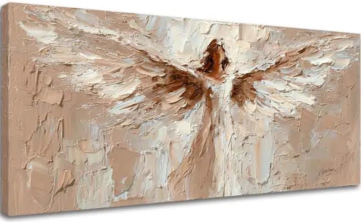 Obraz anjela Božské objatie | 100% originál domaľovaný akrylom