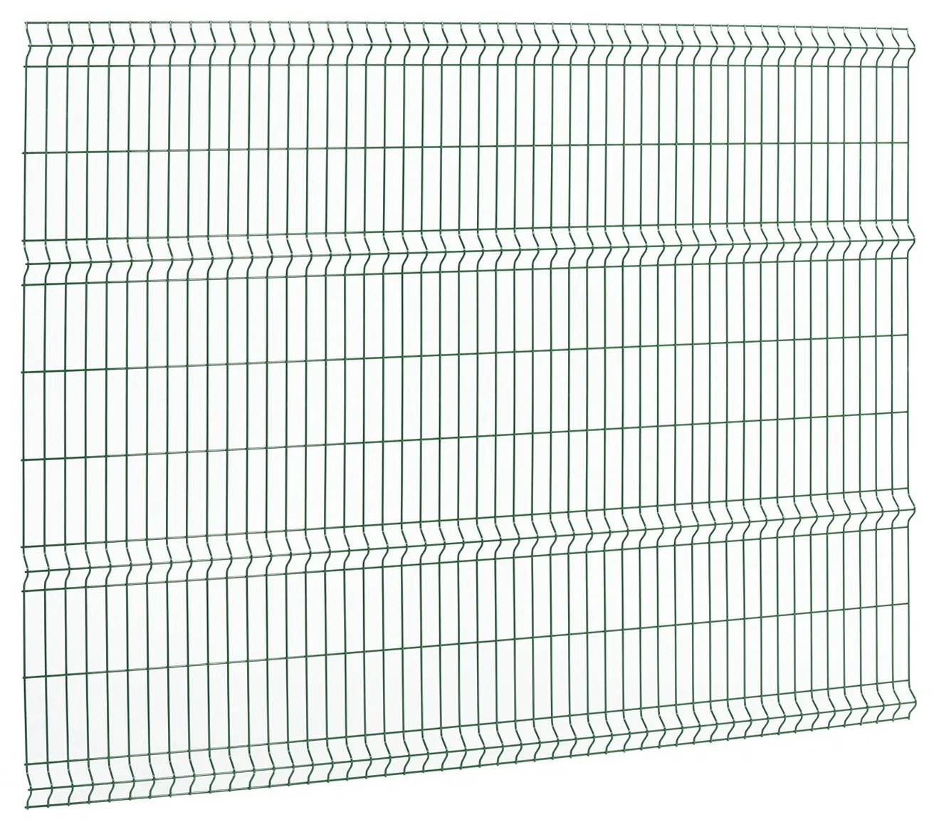 3D plotový panel, drôt 5 mm, výška 180 cm, dĺžka 240 cm, pozink + zelené lakovanie
