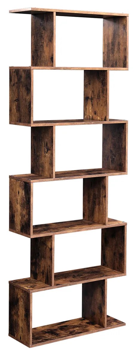 Drevená knižnica VASAGLE LBC61BX