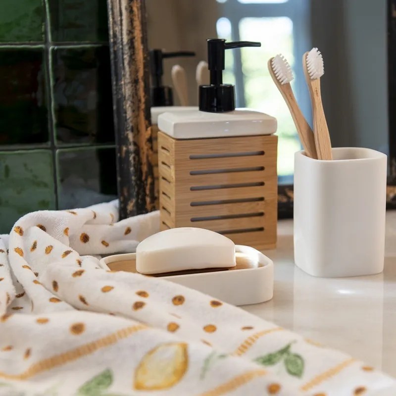 Keramický držiak na zubnú kefku Dao - 7*7*10 cm