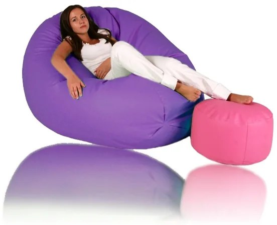 INTERMEDIC Sedací Vak Giga Sako Ekokoža Farba: E07 - Fialová (ekokoža)