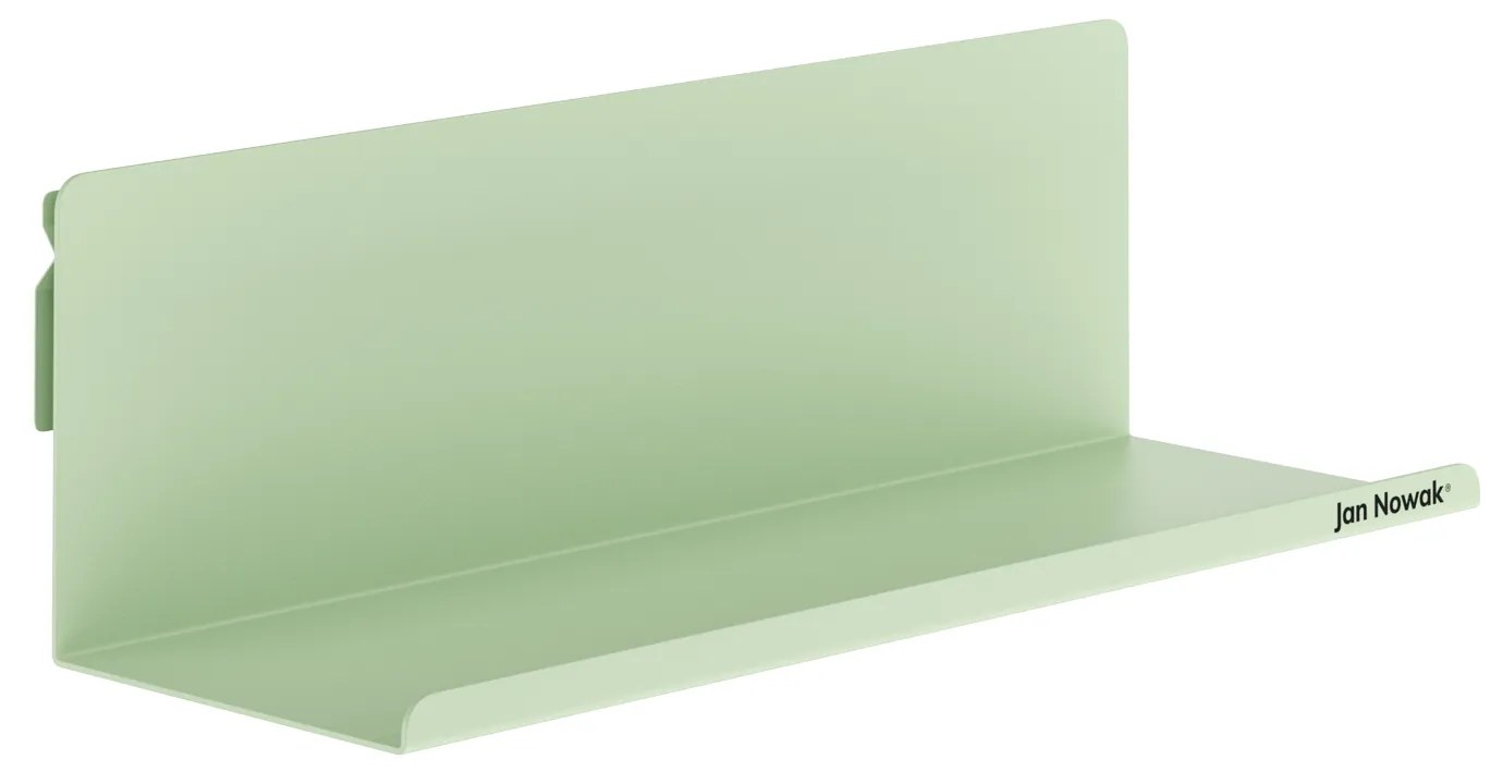 Poličky na stenu JOANNE 400 mm, Fresh Style: pastelovo zelená