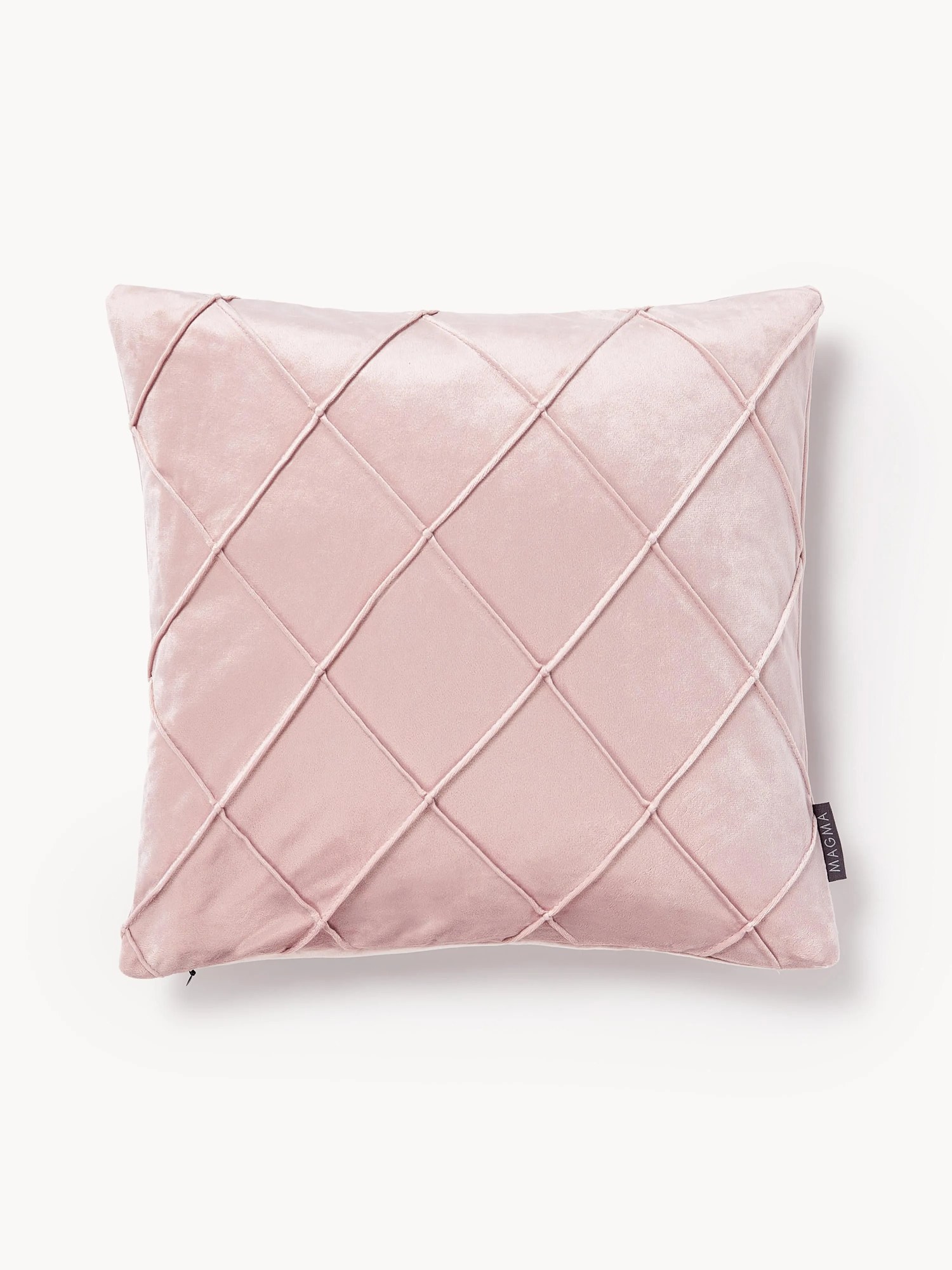 Zamatový poťah na vankúš s diamantovým vzorom Nobless