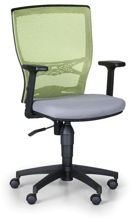 Kancelárska stolička VENLO, zelená/sivá