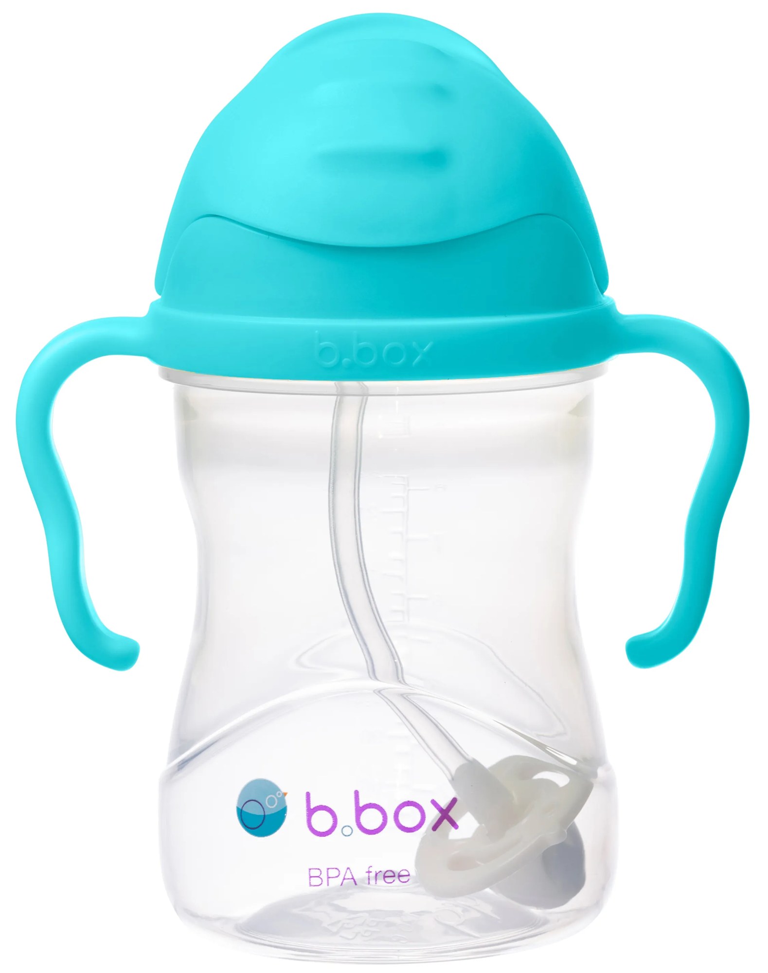 Hrnček so slamkou - aqua 240 ml