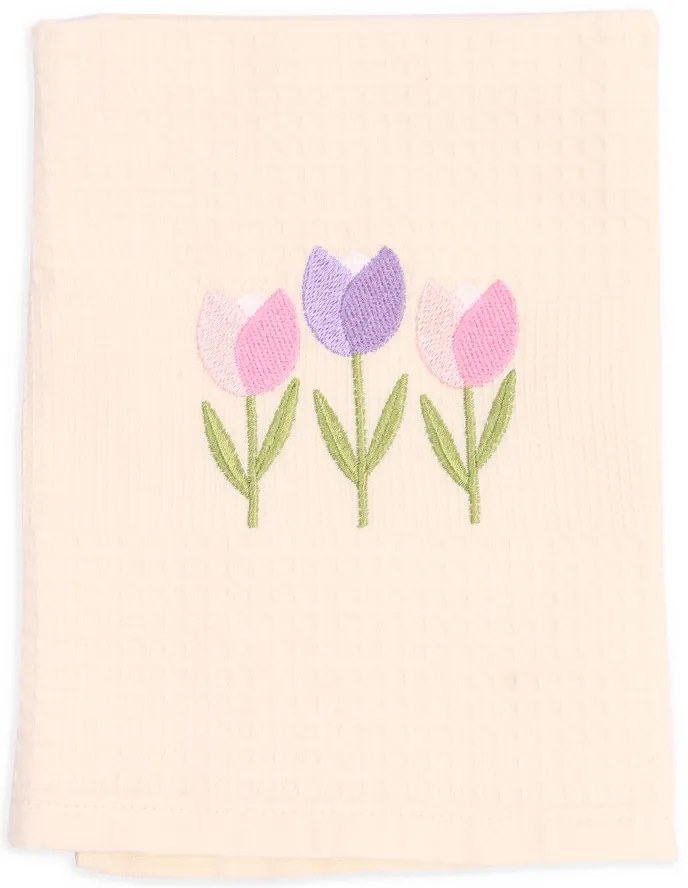 Utierka vaflová tulipány