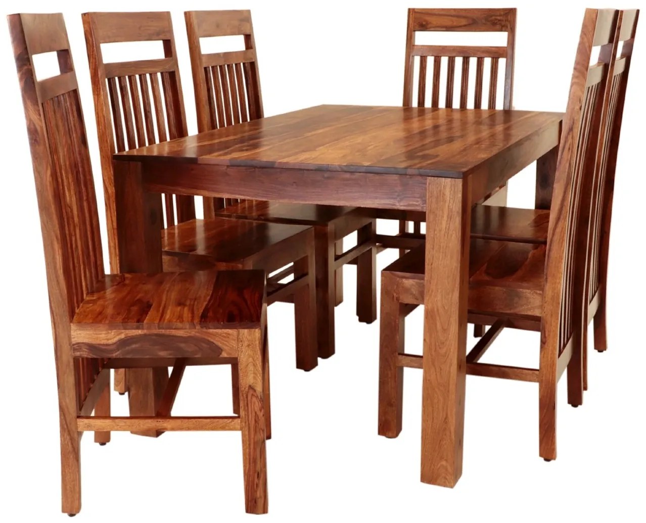 furniture-nabytek.cz - Jedálenská súprava pre 6 osôb Gani z indického masívu palisander