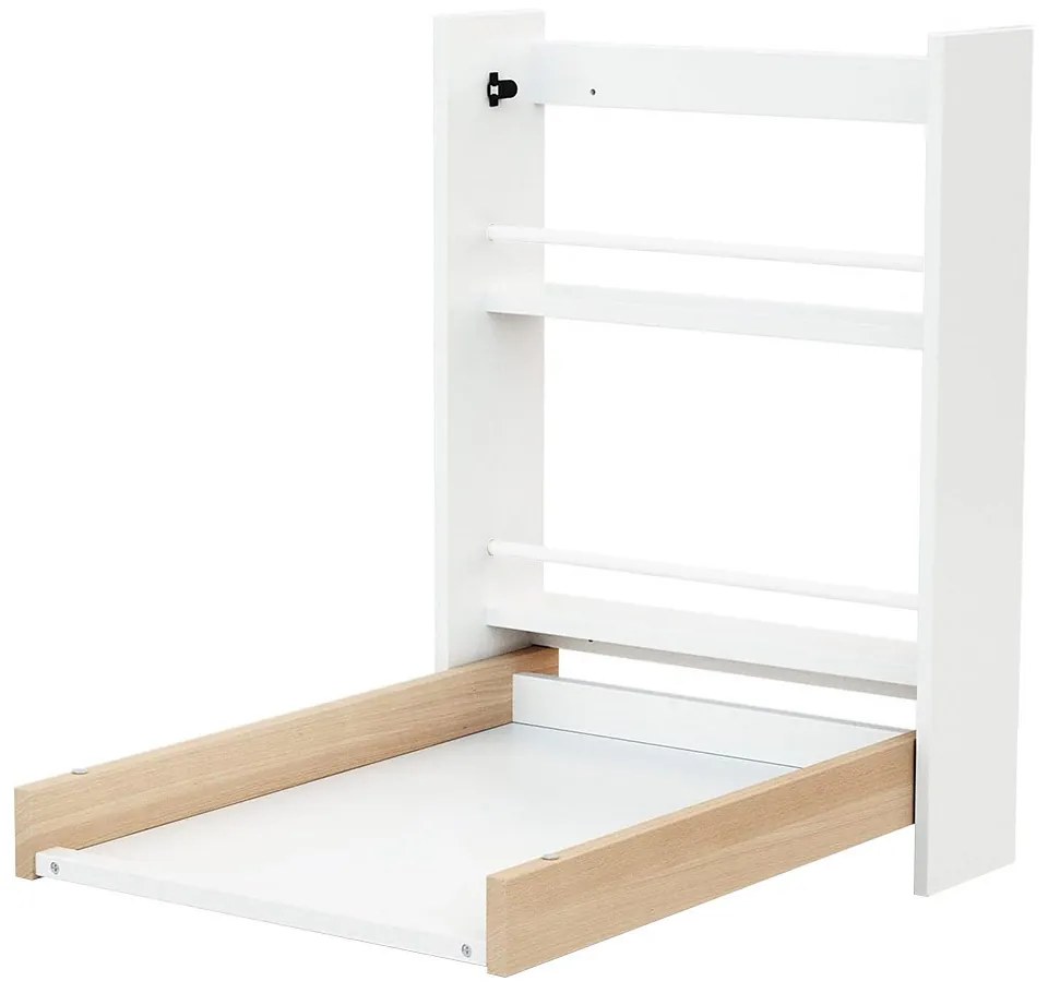 Závesný a sklopný prebaľovací pult