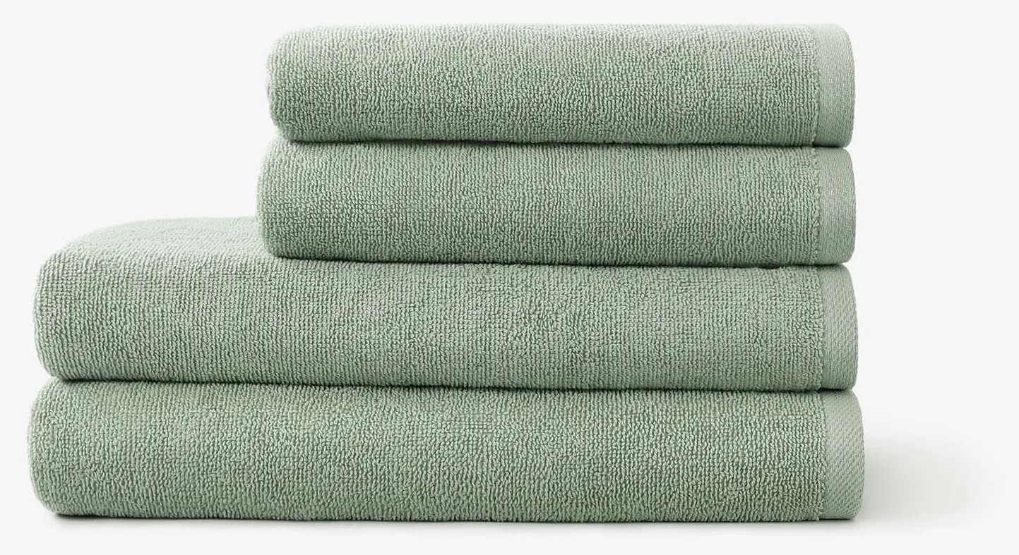 Goldea bavlnený froté uterák / osuška soft bez bordúry – šalviový 50 x 100 cm