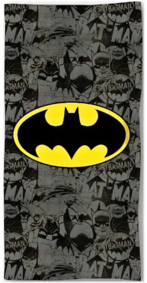 Bavlnená plážová osuška Batman - motív Komiks - 100% bavlna - 70 x 90 cm